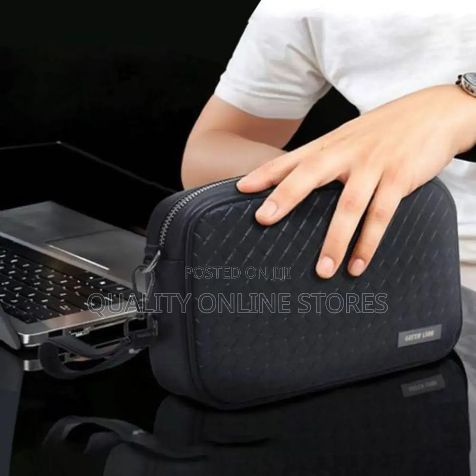 Green Lion Clutch Bag