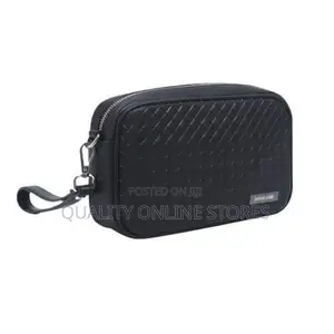 Black Green Lion Clutch Bag
