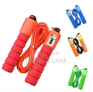 Plastic and Rubber Multicolor Skipping Rope