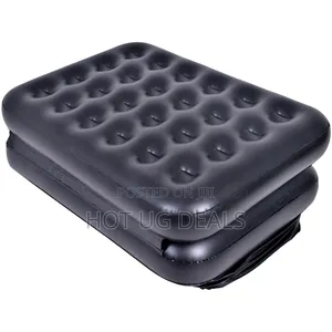 5-in-1 Inflatable Flocked Sofa Bed With Pump