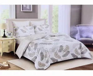 5x6 Duvet Set With 1 Bedsheet & 2 Pillowcases- Multicolor