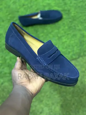 Original Men’S K-N Weston Blue Suede Loafers