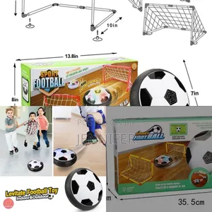 Toddler Football Goal Hover Ball Led Soccer Little Sport Toy