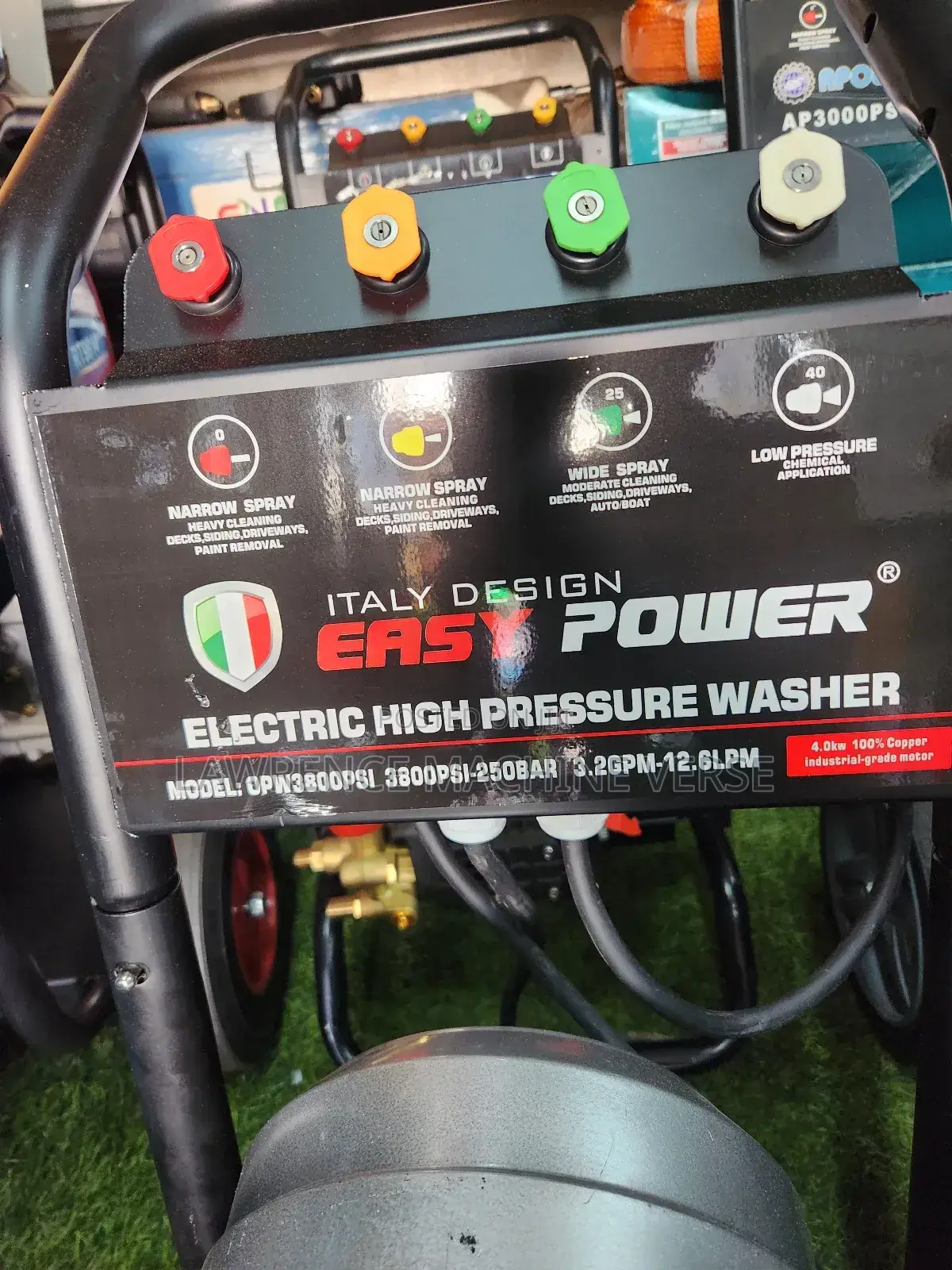 Electric Pressure Washer 3800psi 5.5hp