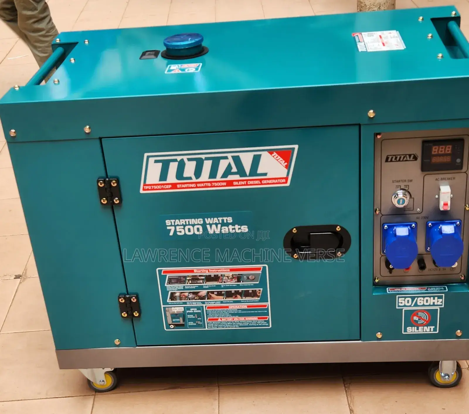 Single Phase Diesel Generator 7.5kva