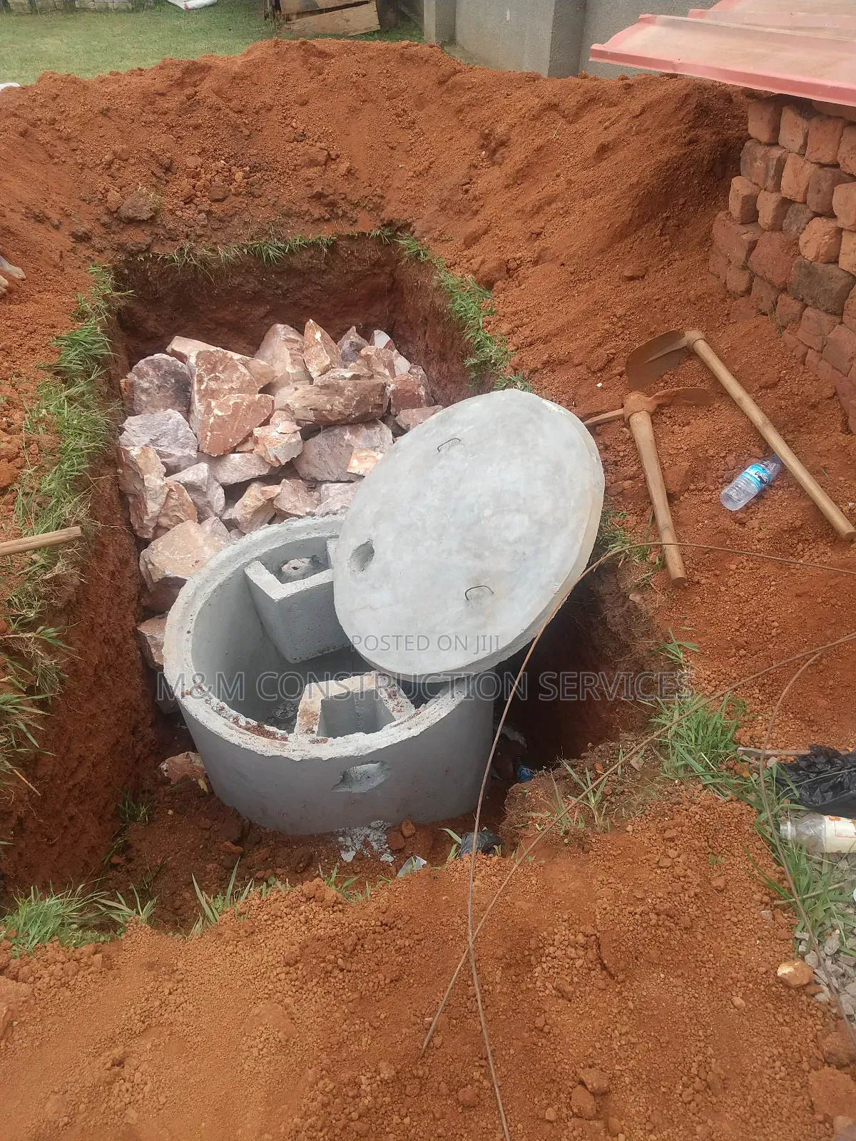 Bio Digester Septic Tank Site in Kitende