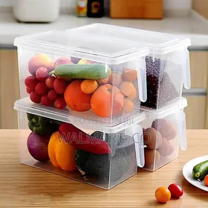4pcs Plastic Fridge Storage Containers