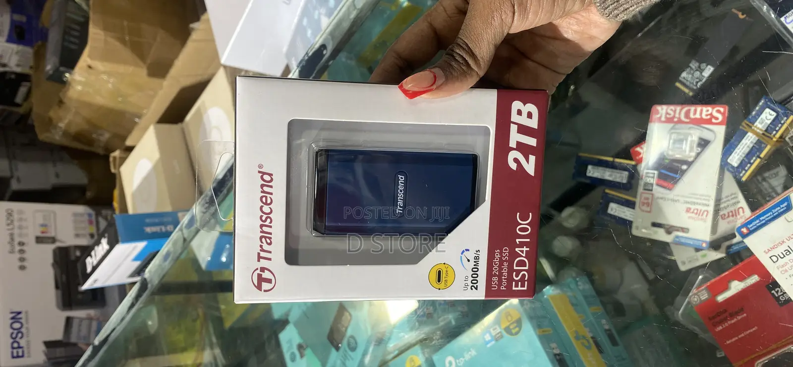 2tb External Portable SSD Transcend
