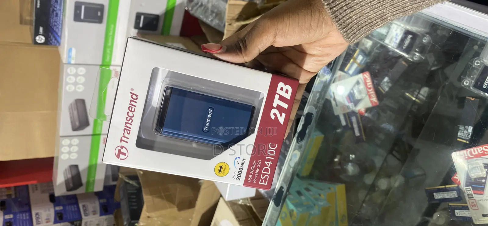 2tb External Portable SSD Transcend