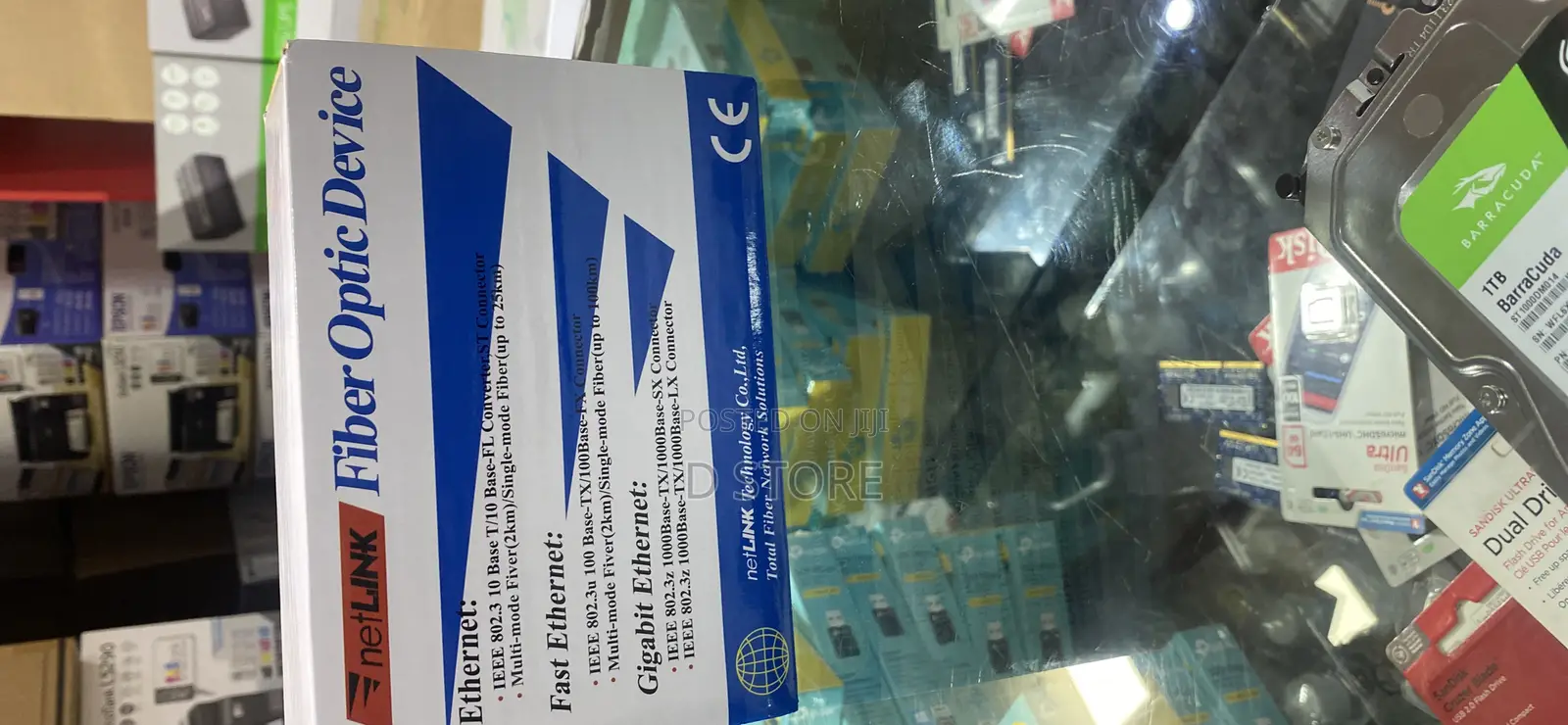 Netlink Fiber Optic Device Media Converter