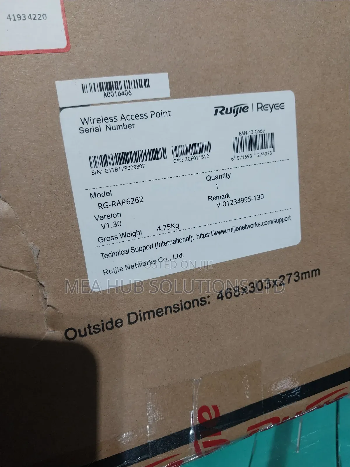 Ruijie Rg-Rap6262 Outdoor Access Point