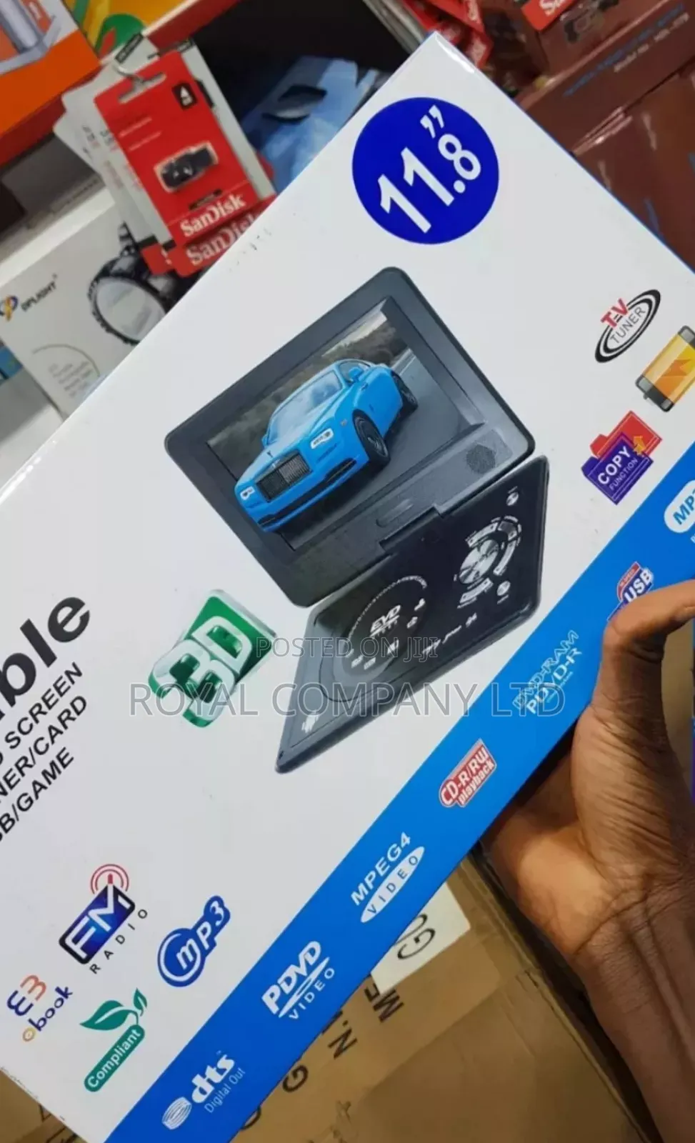 Portable DVD With Led Screen