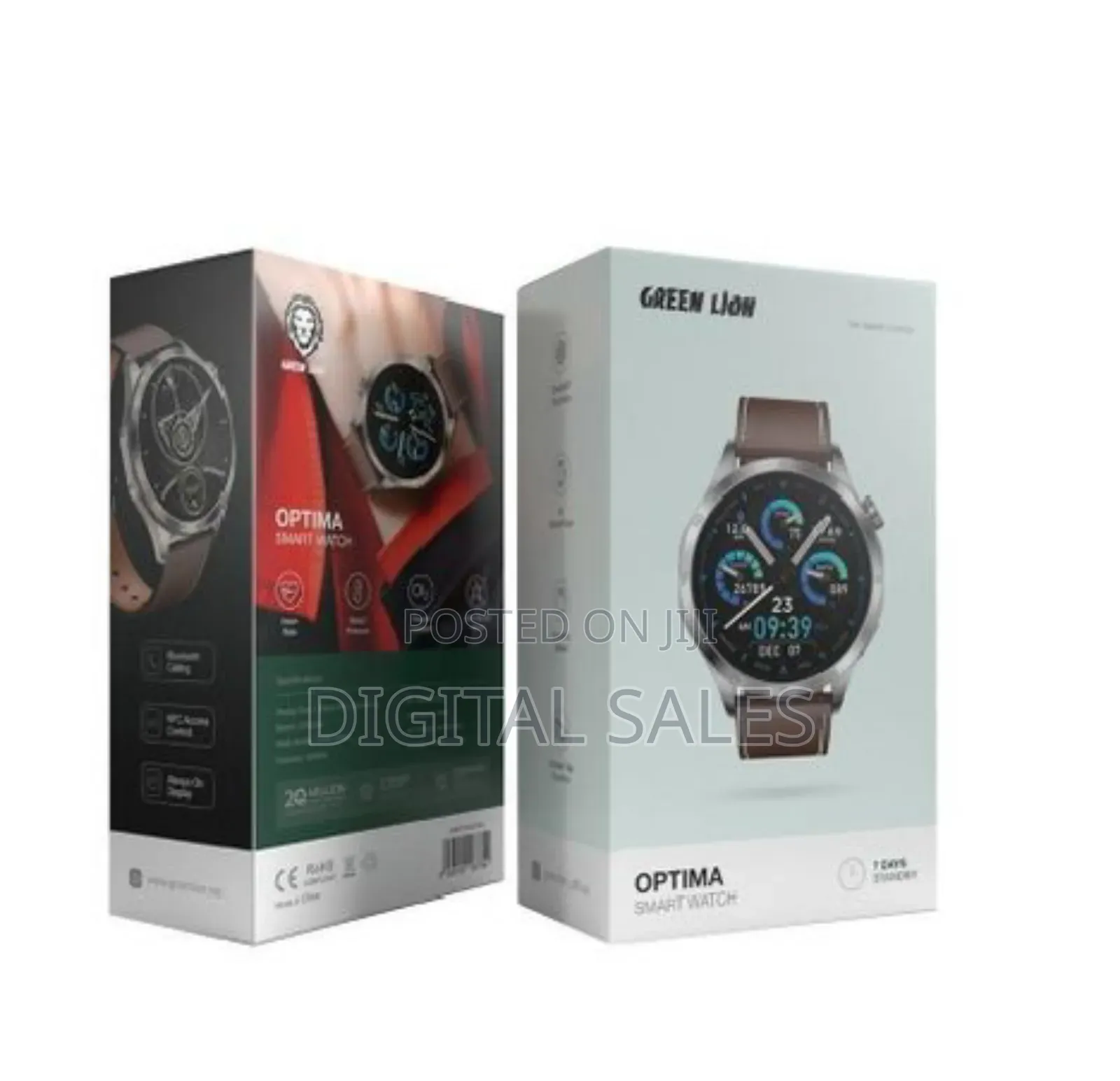 Green Lion Optima Smart Watch Brown