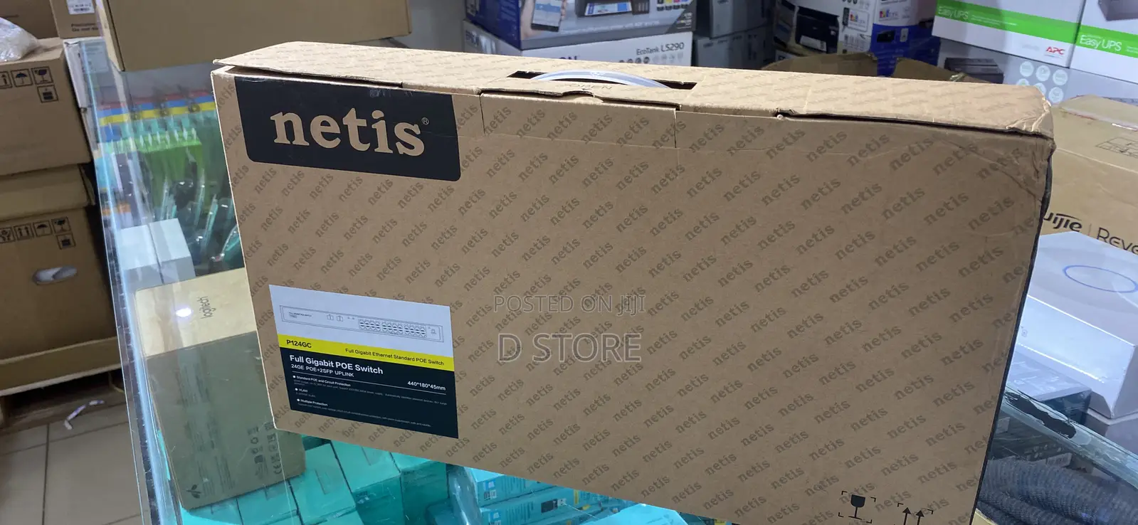 Netis P124gc 24 Ge Poe+2ge SFP Uplink Poe Switch