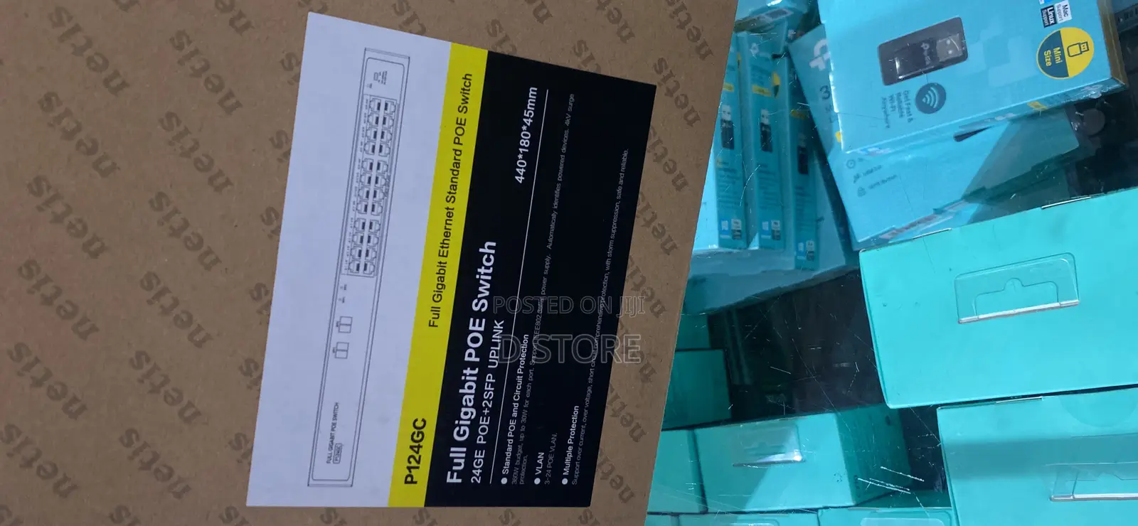 Netis P124gc 24 Ge Poe+2ge SFP Uplink Poe Switch