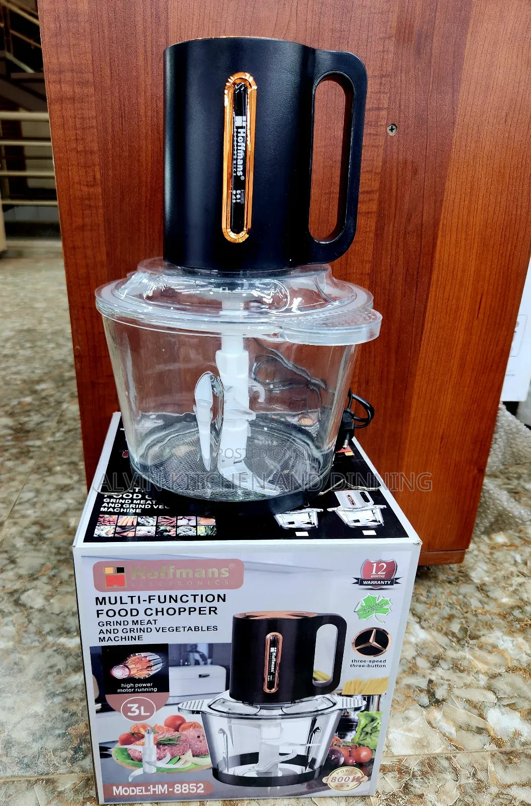 Food Chopper Multifunction 3l