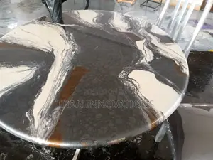 Epoxy Dinning Set - 4 Seater