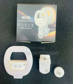 W60 Clamp Mini Fill Light. Selfie Lights