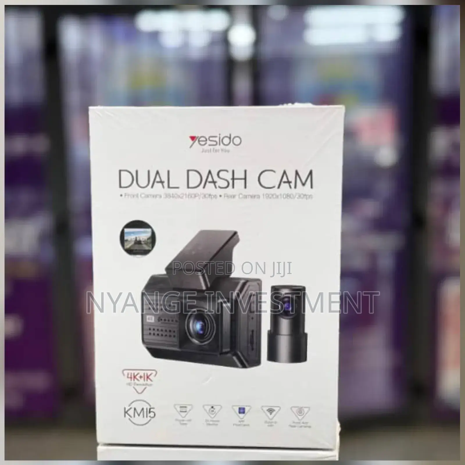 Yesido Dual Dash Cam Km15 -