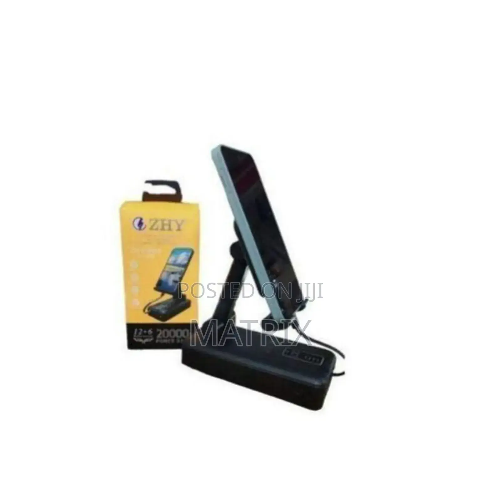 Zhy 20000 Mah 4 in 1 Powerbank Black