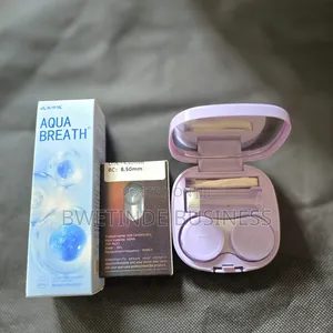 Contact Lens With Case and Solution