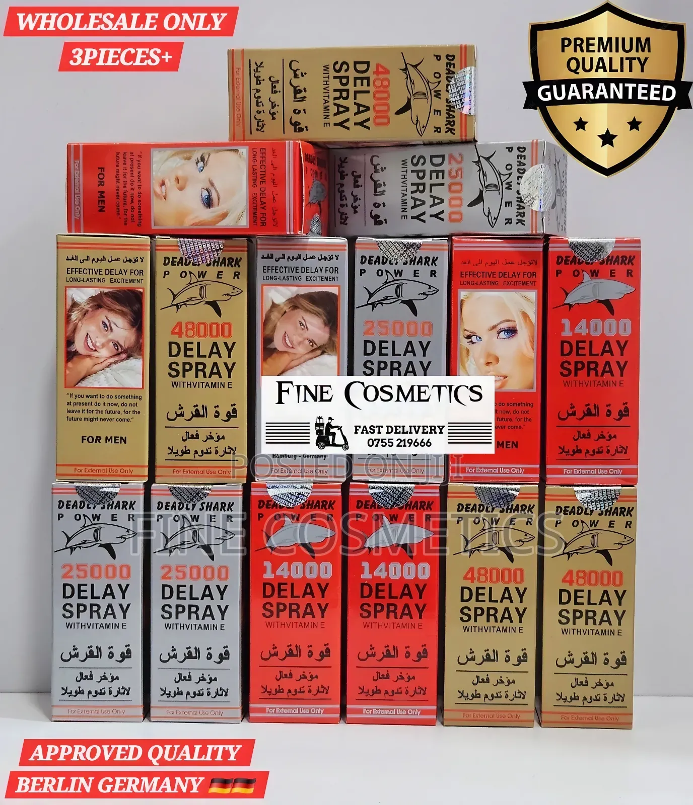 Wholesale Deadly Shark Delay Spray For Premature Ejaculation