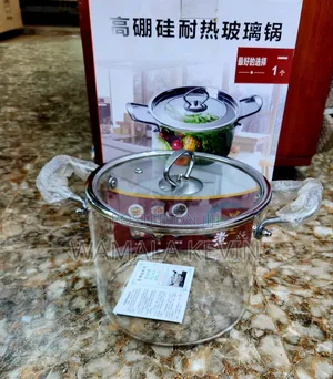 Cooking Pot Heat-Resistant Glass 4.5l