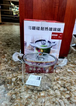 Cooking Pot Heat-Resistant Glass 4.5l