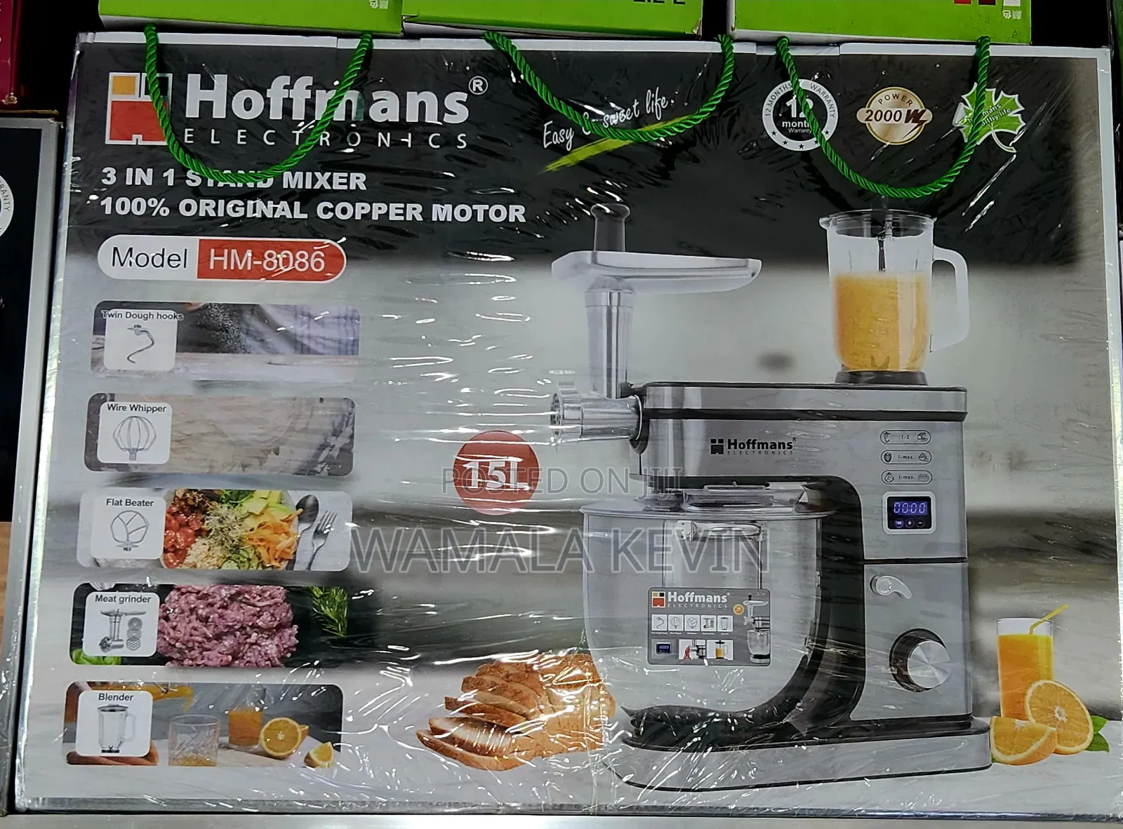 Stand Mixer 15l 3in1
