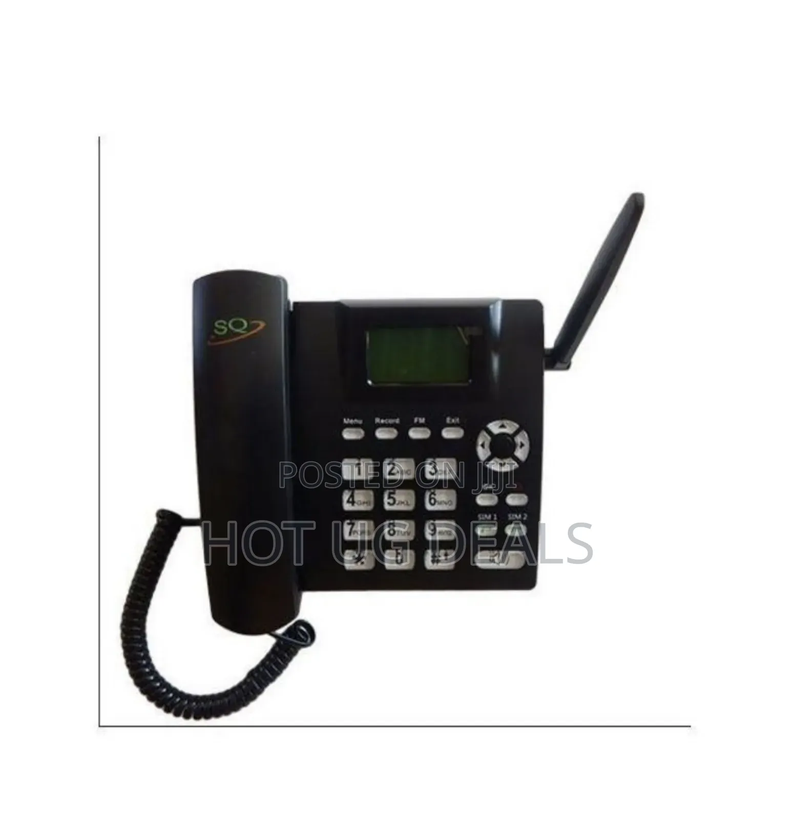 Sq Mobile Ls-930 Dual Sim Gsm Desktop Phone - Black