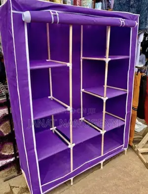 Purple Wooden Wardrobe