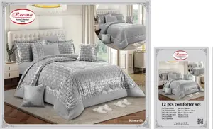 Rema 12 Piece Comforter (8 by 8 Duvets)