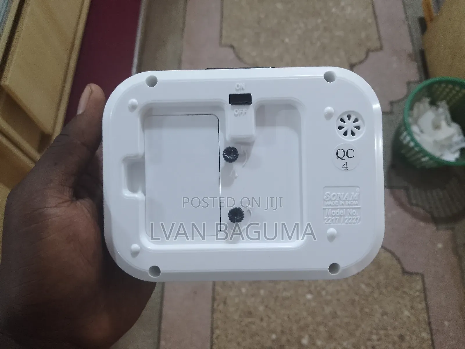 Sonam Table Alarm Clock - Analog