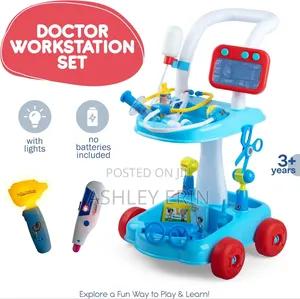 34pcs Kids Doctor Workstation