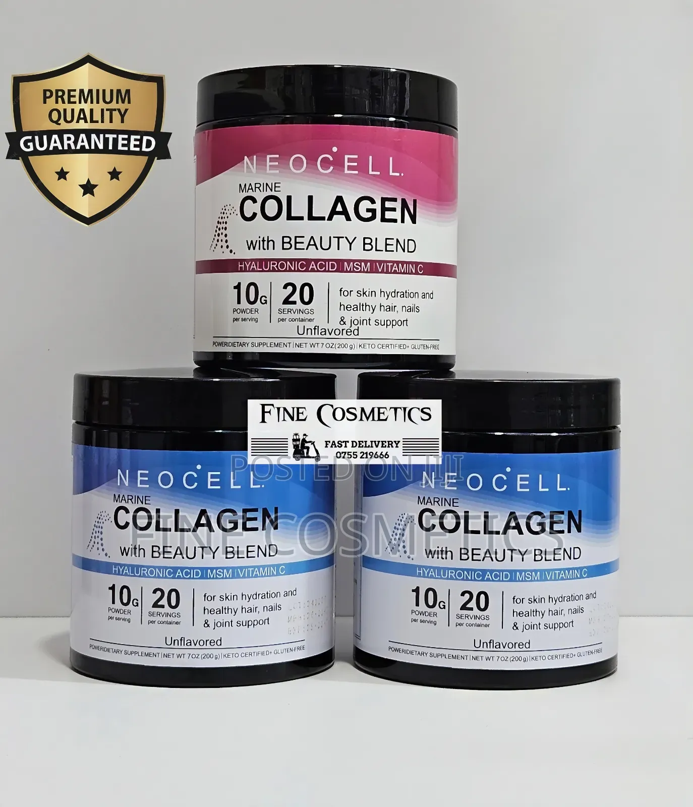 Neocell Marine Collagen Beauty Blend Peptides Powder Fo Skin