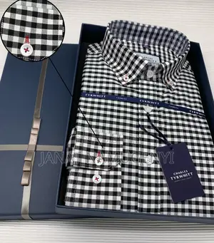 Black and White Checked Shirt