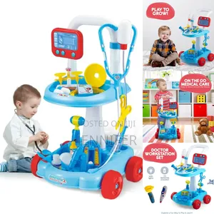 34pcs Kids Doctor Workstation