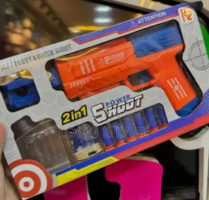 2in1 Kids Water Bullets and Soft Bullets Gun