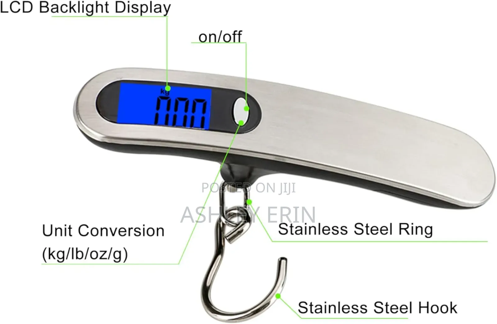 Pocket Digital Luggage Scale 50kg