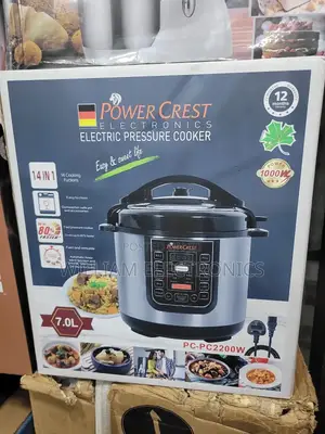 Power Crest Electric Pressure Cooker 7l/Powercrest Pressure Cooker