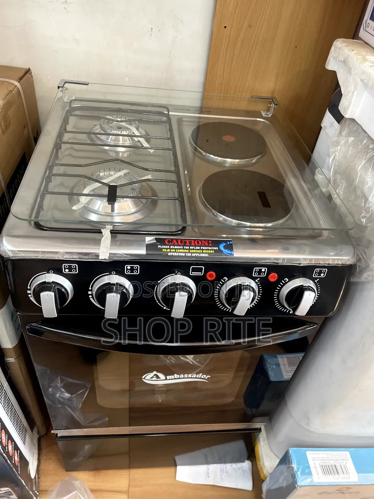 Ambassador 2by 2 Gas Electric Cooker