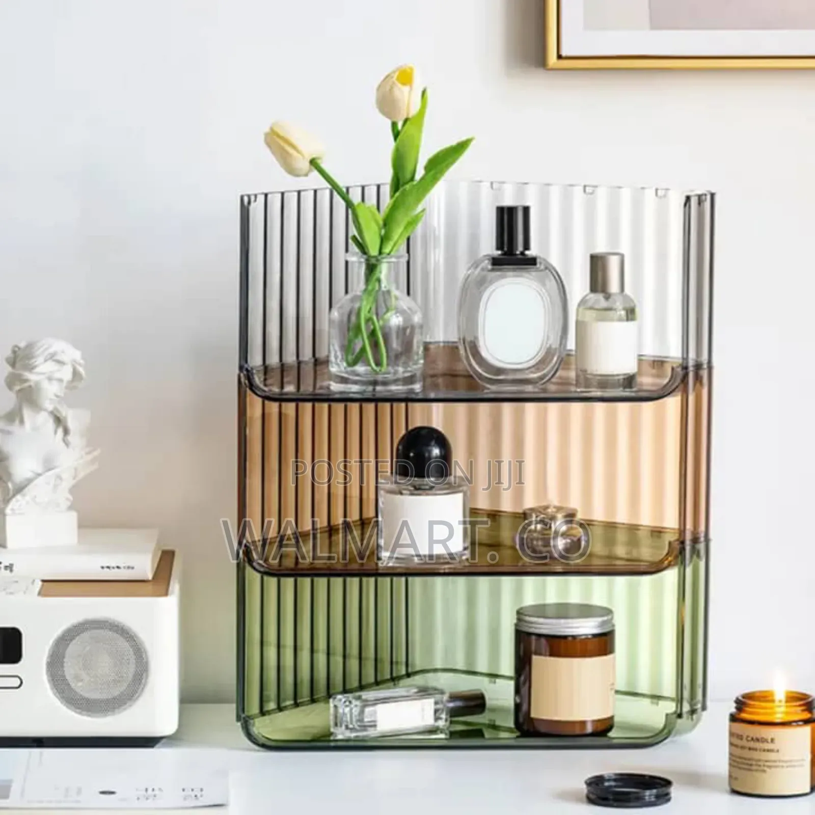 Triangular Acrylic Storage Shelf Box
