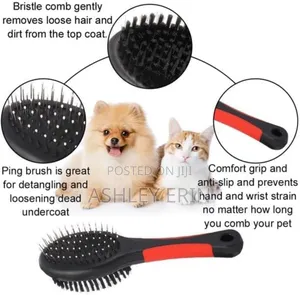 Double-Sided Pet Grooming Brush