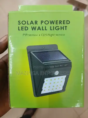 5wpir Sensor CDS Night Solar Powered Wall Light