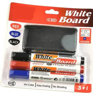 Ms Whiteboard Set of a Duster and 3 Markers Value Pack