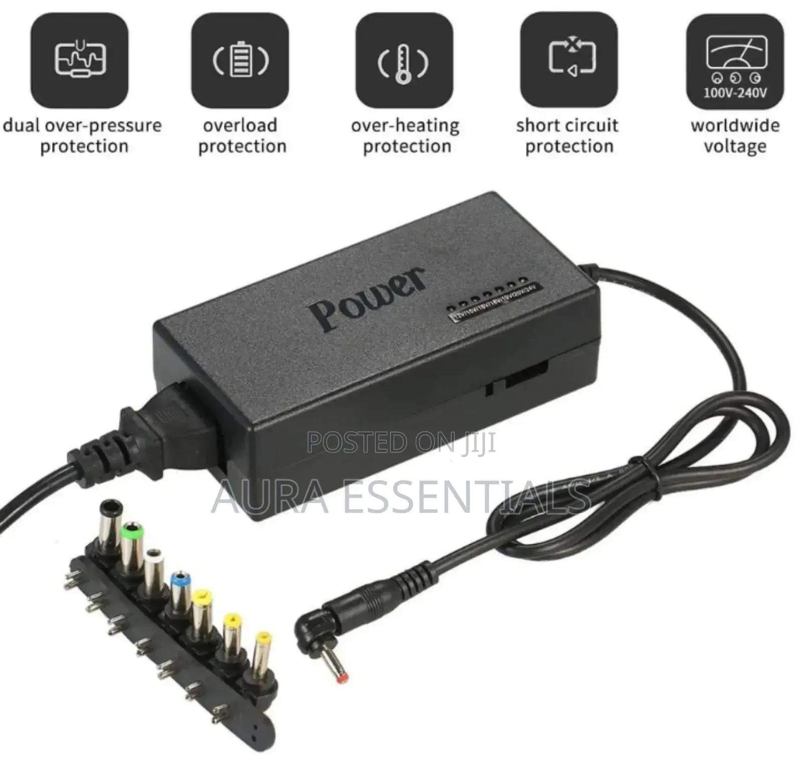 8 in 1 100w Universal Powersupply Laptop Charger