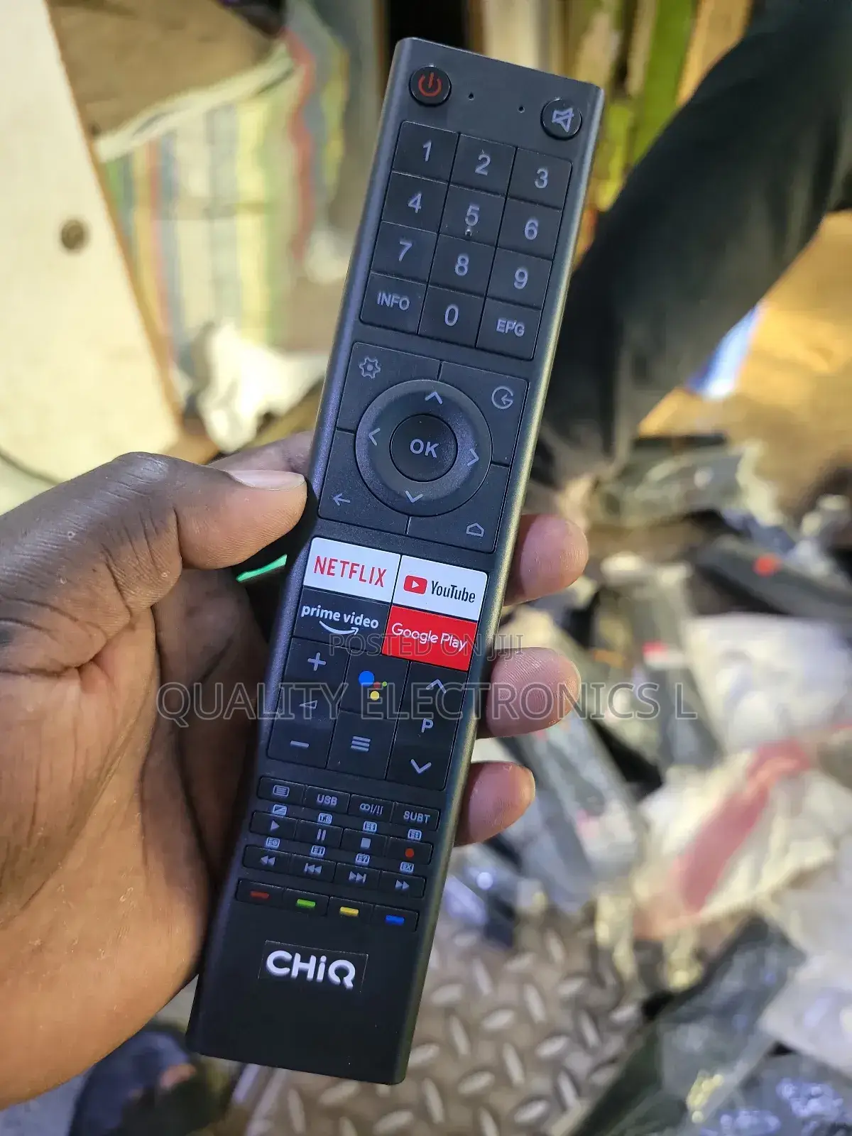 Chiq Google TV Remotes, Voice Input