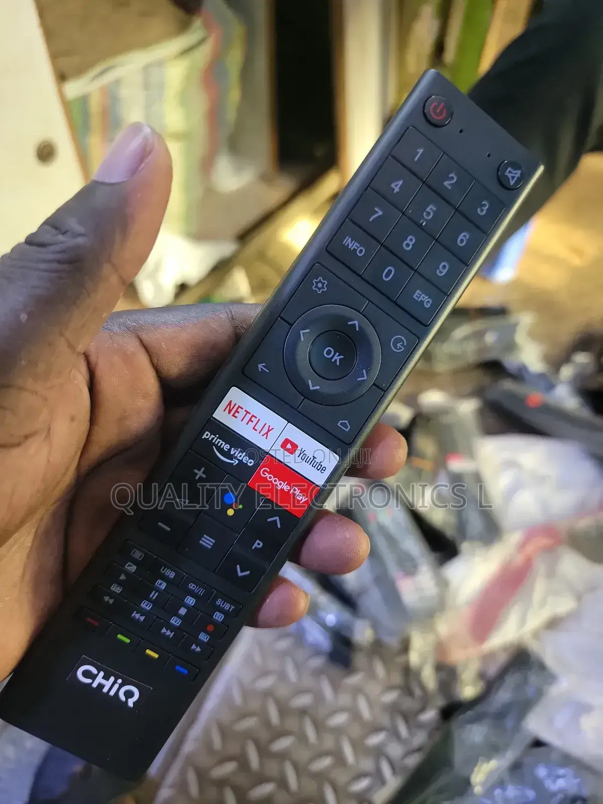 Chiq Google TV Remotes, Voice Input