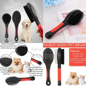 Double-Sided Pet Grooming Brush