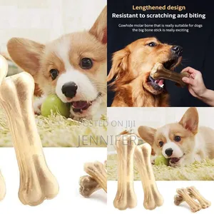2pcs Bpa Free Dog Chew Bones Toys
